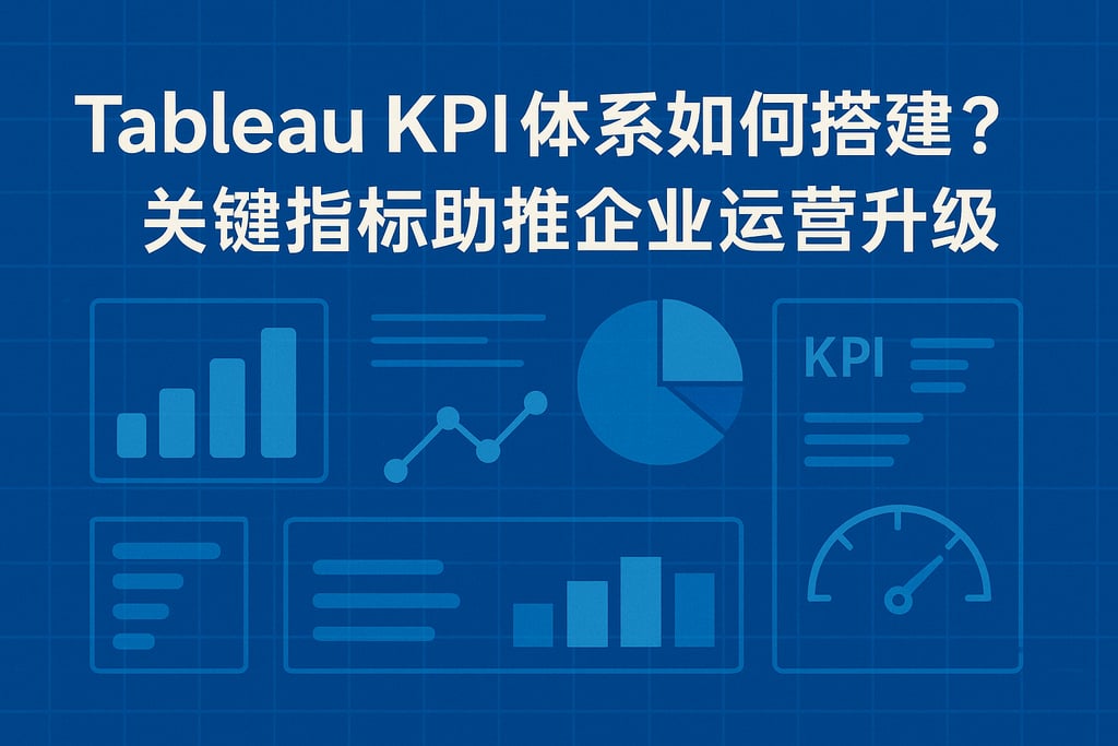 Tableau KPI体系如何搭建？关键指标助推企业运营升级